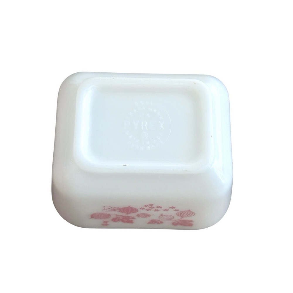 Vintage Pyrex Pink Gooseberry Refrigerator Dish Fridgie 501 With Lid READ - Picture 7 of 13